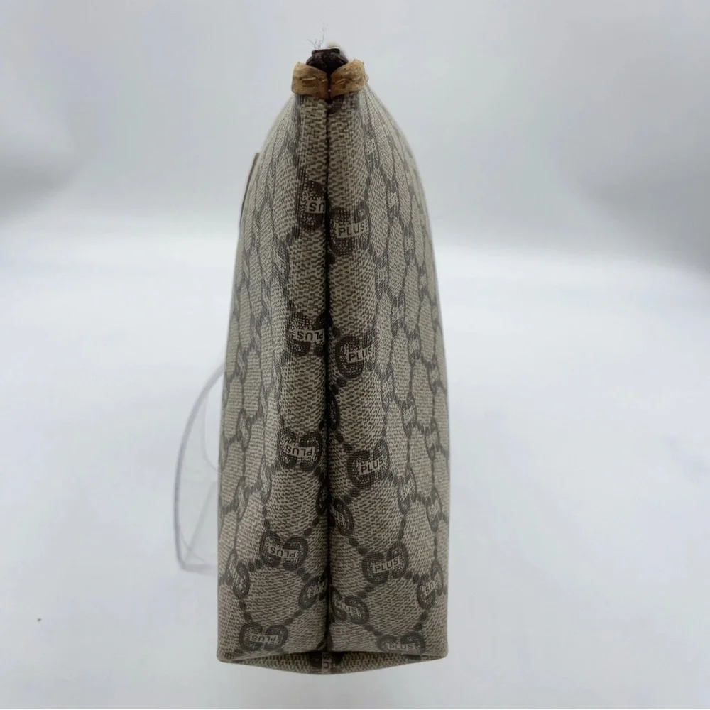 Gucci GG Plus Supreme PVC Leather Beige toiletry bag - men’s / women’s - EUC - Picture 7 of 13